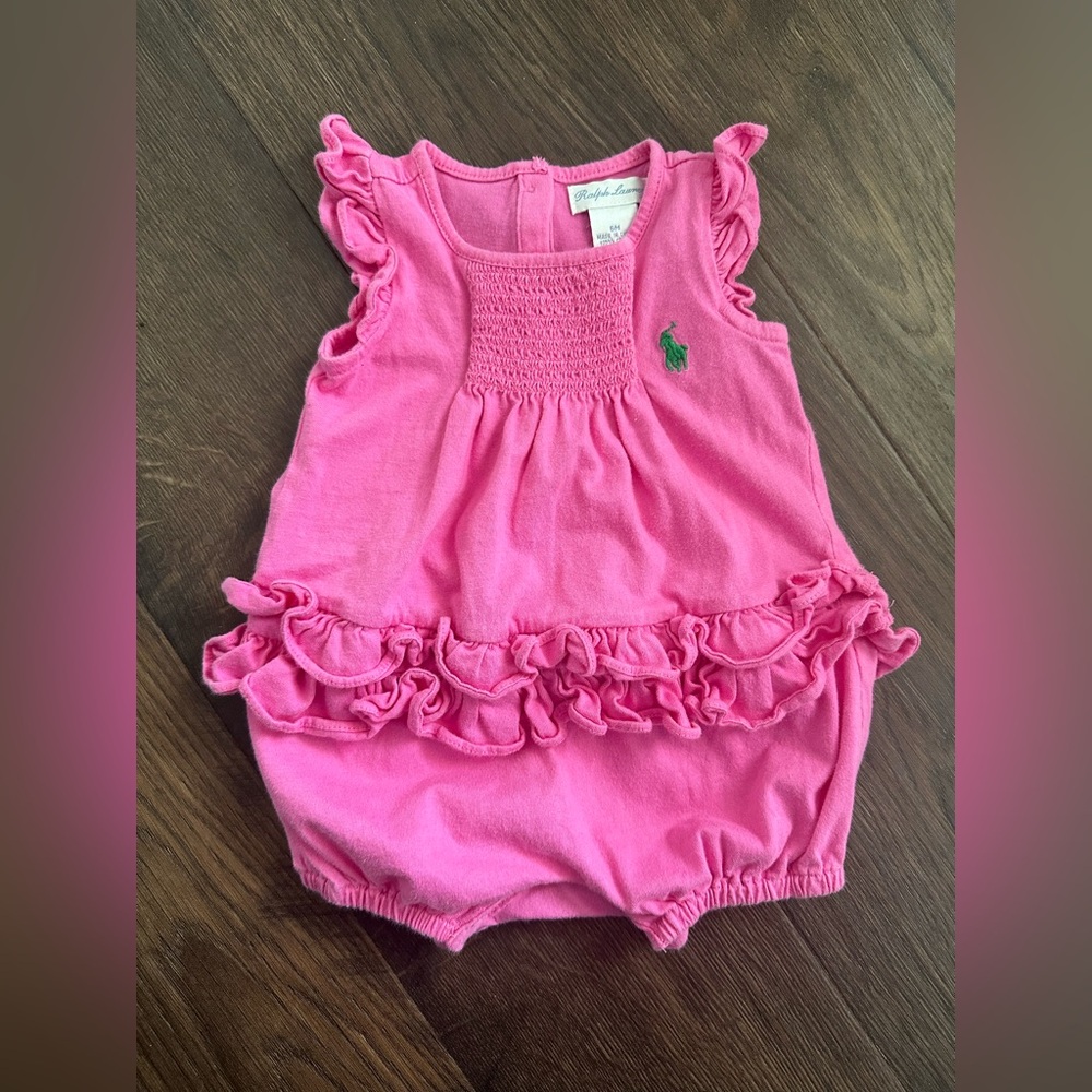 Ralph Lauren Ruffled Romper!